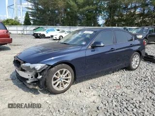 2017 BMW 3 Series 320i xDrive with VIN WBA8E5G38HNU44000, listed as a Copart auction lot 58382075 with 129,675 mi miles and Salvage title. Bid and sale history available at DreamBid. Image 1.