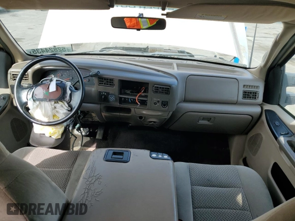 2001 Ford Super Duty F-250 XL with VIN 1FTNX21S51EA42259, listed as a Copart auction lot 52824435 with 183,134 mi miles and Salvage Title. Bid and sale history available at carsss.com. Image 8.