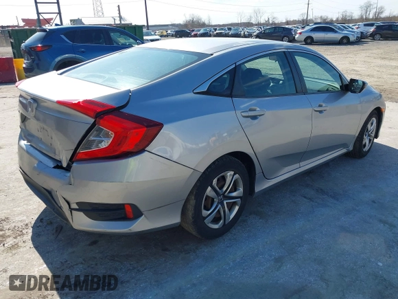 2017 Honda Civic Sedan LX with VIN 19XFC2F57HE205270, listed as a IAAI auction lot 41880750 with 111,609 mi miles. Bid and sale history available at carsss.com. Image 4.
