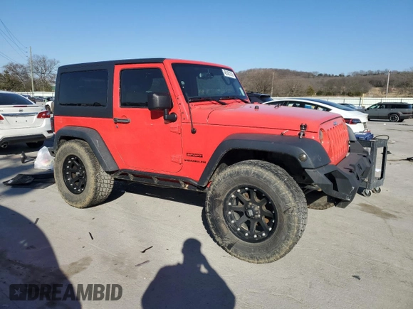 2013 Jeep Wrangler Sport with VIN 1C4AJWAG5DL670065, listed as a Copart auction lot 48245155 with 81,898 mi miles and Clean Title. Bid and sale history available at carsss.com. Image 4.