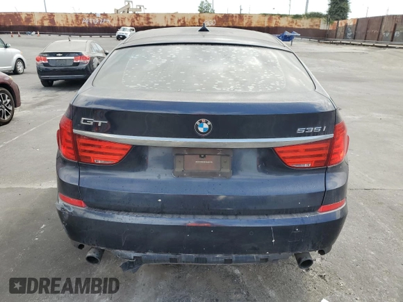 2011 BMW 5 Series GT 535i with VIN WBASN2C53BC201628, listed as a Copart auction lot 72281814 with 125,210 mi miles and Salvage Title. Bid and sale history available at carsss.com. Image 6.
