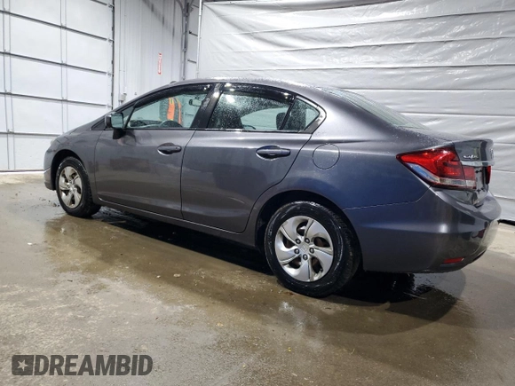 2015 Honda Civic Sedan LX with VIN 19XFB2F59FE036367, listed as a Copart auction lot 47978985 with 63,677 mi miles and Salvage Title. Bid and sale history available at carsss.com. Image 2.