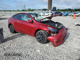 2024 Tesla Model Y with VIN 7SAYGDED2RA331985, listed as a Copart auction lot 60240705 with Not provided miles and Salvage title. Bid and sale history available at DreamBid. Image 4.