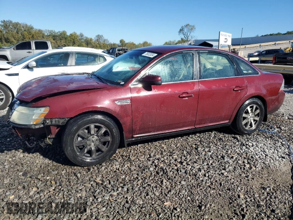 2008 Ford Taurus SEL with VIN 1FAHP24W28G134607, listed as a Copart auction lot 76932034 with 176,029 mi miles and Salvage Title. Bid and sale history available at carsss.com. Image 1.