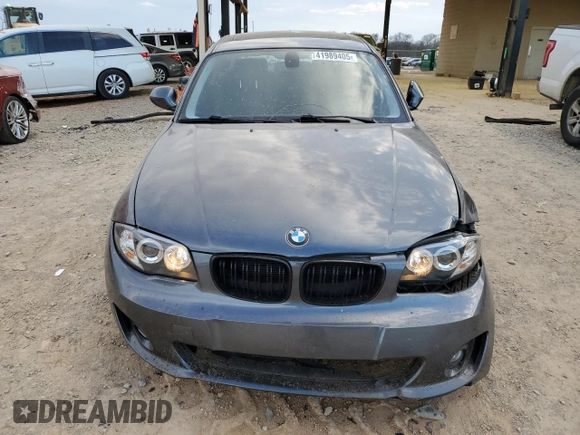 2013 BMW 1 Series 128i with VIN WBAUP7C58DVP25560, listed as a Copart auction lot 41989405 with 48,028 mi miles and Salvage Title. Bid and sale history available at carsss.com. Image 5.