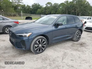 2025 Volvo XC60 Plus с VIN YV4M12RC1S1015608, выставлен на аукционе Copart как лот 59017385 с пробегом 281 миль миль и Списание • Salvage title. История ставок и продаж доступна на DreamBid. Изображение 1.