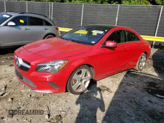 2018 Mercedes-Benz CLA 250 with VIN WDDSJ4EB0JN669208, listed as a Copart auction lot 61849063 with 59,373 mi miles and . Bid and sale history available at DreamBid. Image 1.