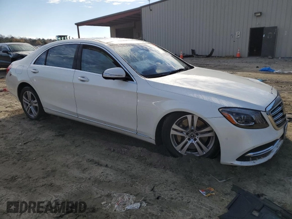 2018 Mercedes-Benz S 450 with VIN WDDUG6EB2JA373729, listed as a Copart auction lot 82987934 with Not Provided miles and Salvage Title. Bid and sale history available at DreamBid. Image 4.