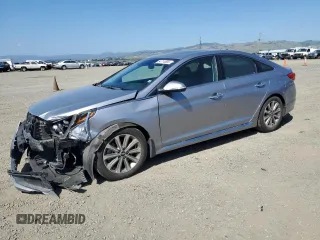 2017 Hyundai Sonata Sport with VIN 5NPE34AF3HH458153, listed as a Copart auction lot 54714605 with 41,249 mi miles and Salvage Title. Bid and sale history available at carsss.com. Image 1.