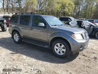 2008 Nissan Pathfinder S with VIN 5N1AR18UX8C616320, listed as a Copart auction lot 51181045 with 187,695 mi miles and Salvage Title. Bid and sale history available at carsss.com. Image 4.