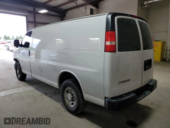 2023 Ford Transit Cargo with VIN 1FTBR1C84PKA17131, listed as a Copart auction lot 54901755 with 85,188 mi miles and Salvage title. Bid and sale history available at DreamBid. Image 2.