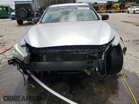 2015 Infiniti Q50 Premium with VIN JN1BV7APXFM344065, listed as a Copart auction lot 61859345 with 39,145 mi miles and Salvage title. Bid and sale history available at DreamBid. Image 5.