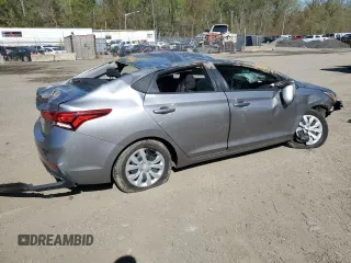 2022 Hyundai Accent SE with VIN 3KPC24A60NE183156, listed as a Copart auction lot 53238185 with 21,423 mi miles and Salvage title. Bid and sale history available at DreamBid. Image 3.