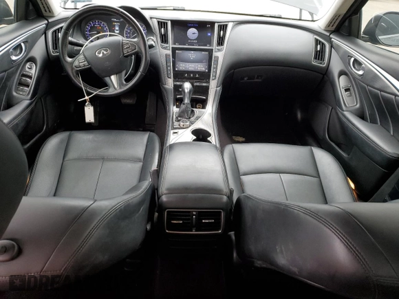 2016 Infiniti Q50 Premium with VIN JN1CV7AP7GM203024, listed as a Copart auction lot 88680715 with 163,922 mi miles and Salvage Title. Bid and sale history available at DreamBid. Image 8.