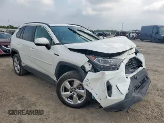 2021 Toyota RAV4 Hybrid LE with VIN 4T3B6RFV8MU056574, listed as a Copart auction lot 56977735 with 19,032 mi miles and Salvage title. Bid and sale history available at DreamBid. Image 4.