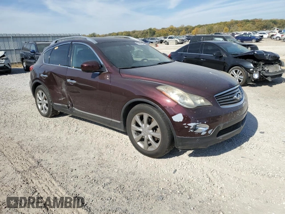 2011 Infiniti EX Journey with VIN JN1AJ0HRXBM850673, listed as a Copart auction lot 75427934 with 110,378 mi miles and Salvage Title. Bid and sale history available at DreamBid. Image 4.