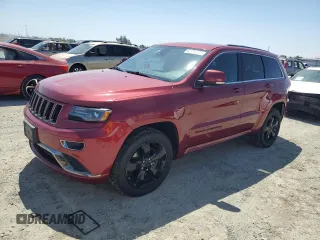 2015 Jeep Grand Cherokee High Altitude with VIN 1C4RJFCM5FC947676, listed as a Copart auction lot 62190555 with 115,956 mi miles and Salvage title. Bid and sale history available at DreamBid. Image 1.