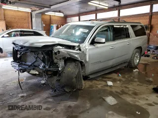 2016 Chevrolet Suburban LT with VIN 1GNSKHKCXGR390322, listed as a Copart auction lot 53606025 with Not Provided miles and Salvage Title. Bid and sale history available at DreamBid. Image 1.