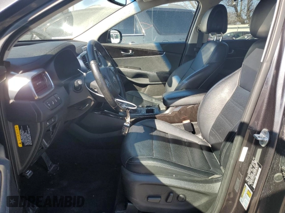 2016 Kia Sorento EX with VIN 5XYPH4A53GG049450, listed as a Copart auction lot 46242225 with 104,491 mi miles and Salvage Title. Bid and sale history available at DreamBid. Image 7.