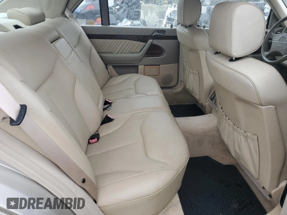 1999 Mercedes-Benz S-Class with VIN WDBGA43G6XA426256, listed as a Copart auction lot 81114194 with 135,960 mi miles and Clean Title. Bid and sale history available at carsss.com. Image 10.