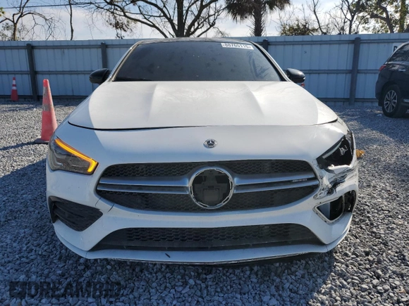 2022 Mercedes-Benz CLA 35 AMG with VIN W1K5J5BB4NN305791, listed as a Copart auction lot 88765115 with 38,844 mi miles and Salvage Title. Bid and sale history available at DreamBid. Image 5.