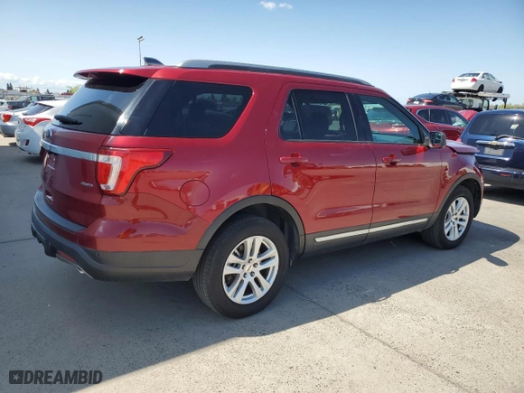 2018 Ford Explorer XLT with VIN 1FM5K8D82JGA14839, listed as a Copart auction lot 51709545 with 64,093 mi miles and Salvage Title. Bid and sale history available at carsss.com. Image 3.