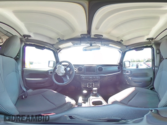 2023 Jeep Wrangler Willys with VIN 1C4HJXDG7PW520719, listed as a Copart auction lot 68978644 with 35,667 mi miles and Clean Title. Bid and sale history available at DreamBid. Image 14.