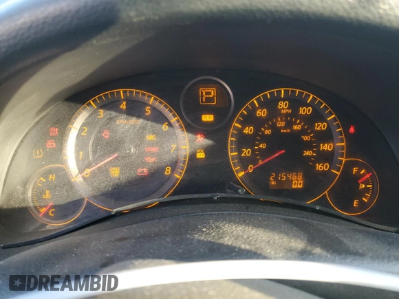 2006 Infiniti G35 with VIN JNKCV51E16M507057, listed as a Copart auction lot 48737395 with 215,468 mi miles and Salvage Title. Bid and sale history available at carsss.com. Image 9.