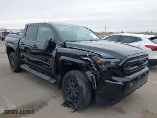 2024 Toyota Tacoma 4WD SR5 with VIN 3TMLB5JN1RM029273, listed as a IAAI auction lot 41408792 with 4,186 mi miles. Bid and sale history available at carsss.com. Image 1.