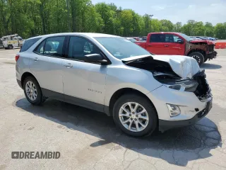 2019 Chevrolet Equinox LS z VIN 2GNAXHEV7K6180002, wystawiony jako Copart lot #55393785 z przebiegiem 166 487 mil mil oraz Szkody całkowita. Historia ofert i sprzedaży dostępna na DreamBid. Obrazek 4.