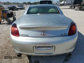 2002 Lexus SC 430 with VIN JTHFN48Y120002712, listed as a Copart auction lot 57078505 with 129,826 mi miles and Salvage Title. Bid and sale history available at DreamBid. Image 6.