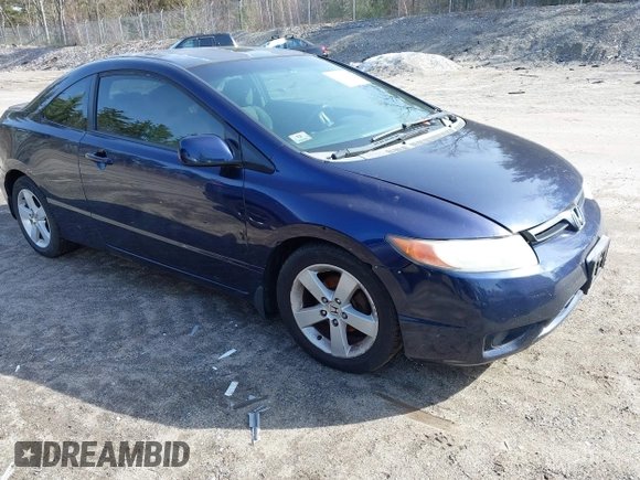 2008 Honda Civic Cpe LX with VIN 2HGFG11678H551890, listed as a IAAI auction lot 41869345 with 170,657 mi miles. Bid and sale history available at carsss.com. Image 1.