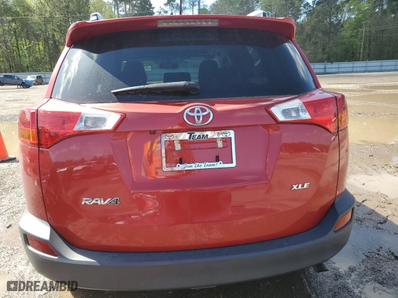2013 Toyota RAV4 XLE with VIN JTMWFREV1D5008926, listed as a Copart auction lot 50587765 with NaN miles and Salvage Title. Bid and sale history available at carsss.com. Image 6.