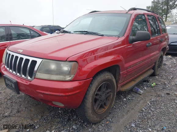 2002 Jeep Grand Cherokee Laredo with VIN 1J4GW48S22C295981, listed as a IAAI auction lot 41987578 with 188,368 mi miles. Bid and sale history available at carsss.com. Image 2.