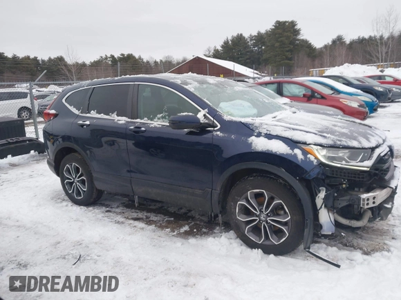 2020 Honda CR-V EX with VIN 2HKRW2H56LH647351, listed as a IAAI auction lot 41565925 with 43,414 mi miles. Bid and sale history available at carsss.com. Image 14.