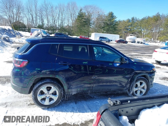 2021 Jeep Compass Altitude z VIN 3C4NJDBB0MT552101, wystawiony jako IAAI lot #41578726 z przebiegiem 49 684 mil mil oraz . Historia ofert i sprzedaży dostępna na DreamBid. Obrazek 13.