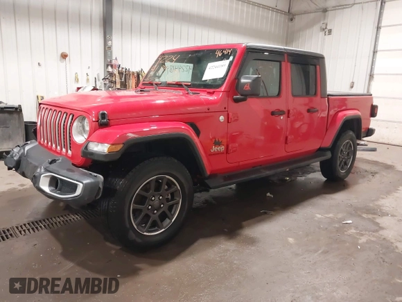 2020 Jeep Gladiator Overland with VIN 1C6HJTFG1LL129994, listed as a IAAI auction lot 42244189 with 46,414 mi miles and . Bid and sale history available at DreamBid. Image 22.