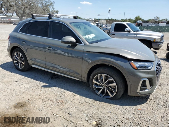 2023 Audi Q5 S line Prestige с VIN WA1FAAFY5P2029982, выставлен на аукционе Copart как лот 58247295 с пробегом 30 930 миль миль и Списание • Salvage title. История ставок и продаж доступна на DreamBid. Изображение 4.