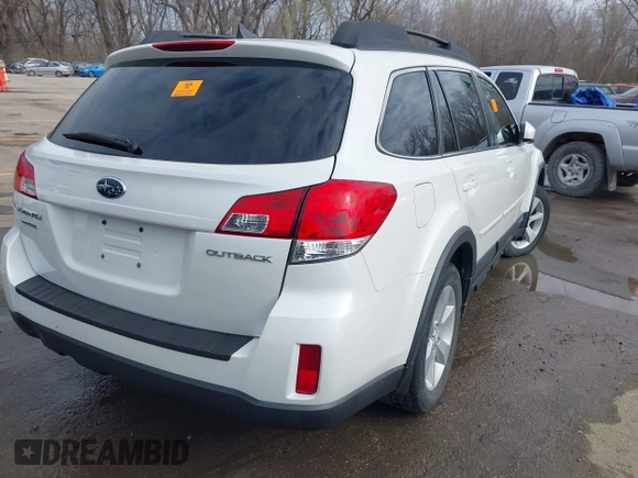 2014 Subaru Outback Premium with VIN 4S4BRCCC4E3325306, listed as a IAAI auction lot 41854473 with 157,393 mi miles and . Bid and sale history available at DreamBid. Image 4.
