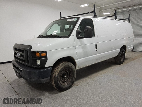 2008 Ford Econoline Cargo Commercial with VIN 1FTNS24L68DA01657, listed as a Copart auction lot 84043584 with 349,826 mi miles and Clean Title. Bid and sale history available at DreamBid. Image 1.