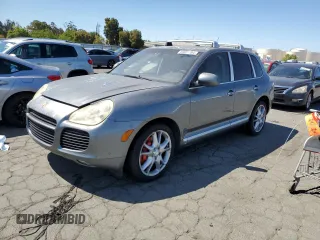 2004 Porsche Cayenne Turbo with VIN WP1AC29P74LA93108, listed as a Copart auction lot 69051284 with 0 mi miles and Clean Title. Bid and sale history available at carsss.com. Image 1.