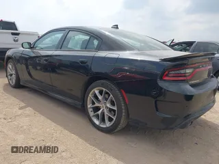 2023 Dodge Charger GT with VIN 2C3CDXHG1PH566237, listed as a IAAI auction lot 42180115 with 31,555 mi miles and . Bid and sale history available at carsss.com. Image 3.