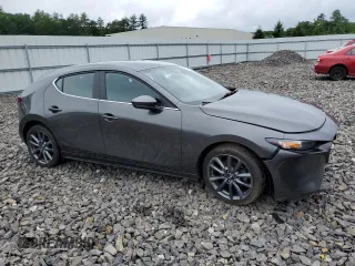 2019 Mazda 3 with VIN JM1BPBJMXK1142158, listed as a Copart auction lot 59874944 with 60,256 mi miles and Salvage title. Bid and sale history available at DreamBid. Image 4.
