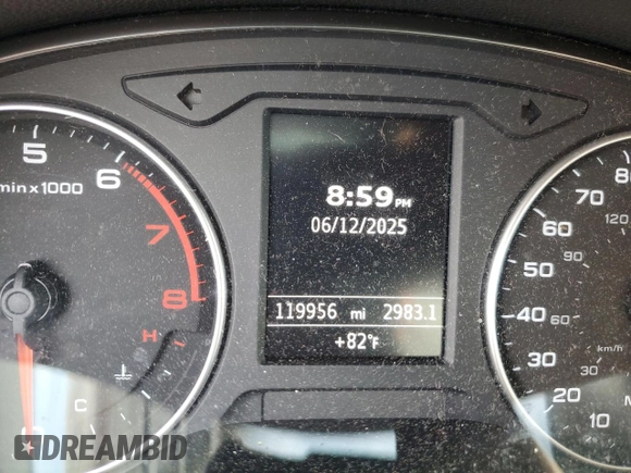 2015 Audi A3 Premium with VIN WAUBFGFFXF1011468, listed as a Copart auction lot 60552755 with 119,956 mi miles and Salvage title. Bid and sale history available at DreamBid. Image 9.