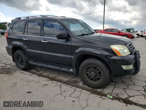 2009 Lexus GX 470 z VIN JTJBT20X790176269, wystawiony jako Copart lot #59111445 z przebiegiem 255 995 mil mil oraz Szkoda całkowita • Salvage title. Historia ofert i sprzedaży dostępna na DreamBid. Obrazek 4.