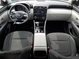 2023 Hyundai Tucson SEL with VIN 5NMJBCAE3PH261921, listed as a Copart auction lot 52076995 with 19,558 mi miles and Salvage Title. Bid and sale history available at DreamBid. Image 8.