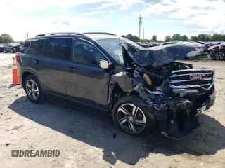 2020 GMC Terrain SLT with VIN 3GKALPEV7LL146223, listed as a Copart auction lot 61415765 with 100,654 mi miles and Salvage title. Bid and sale history available at DreamBid. Image 4.