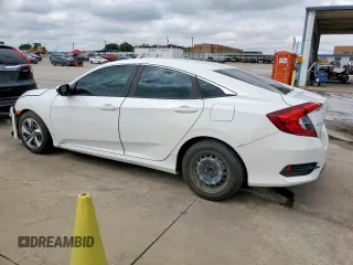 2019 Honda Civic LX with VIN 2HGFC2F68KH606218, listed as a Copart auction lot 55811975 with 74,750 mi miles and Salvage Title. Bid and sale history available at DreamBid. Image 2.