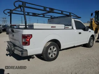2018 Ford F-150 XL with VIN 1FTMF1C52JKC44459, listed as a Copart auction lot 41479995 with 147,770 mi miles and Salvage title. Bid and sale history available at DreamBid. Image 3.