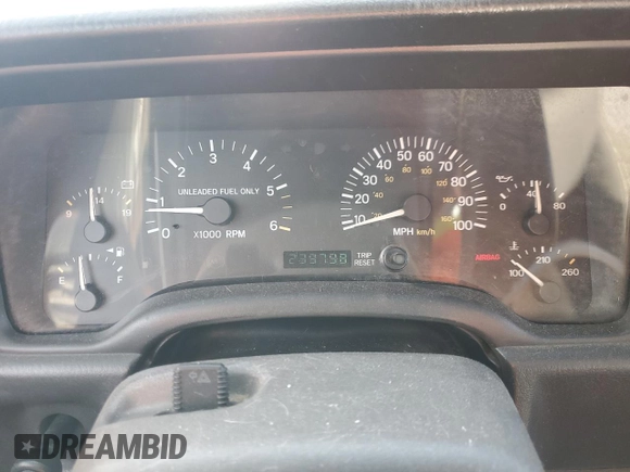 1997 Jeep Cherokee Sport with VIN 1J4FT68S4VL545385, listed as a Copart auction lot 49616325 with 239,798 mi miles and Salvage Title. Bid and sale history available at carsss.com. Image 9.